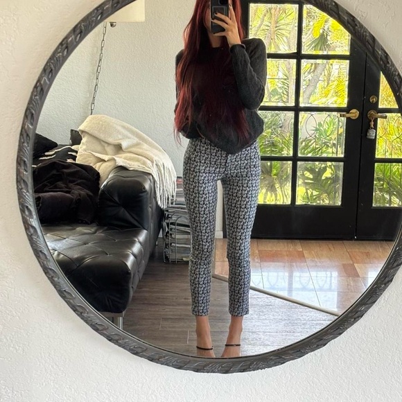 Cat Pattern Skinny Pants - Picture 7 of 8